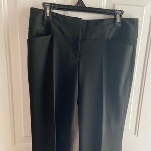 Express black dress pants, flared legs